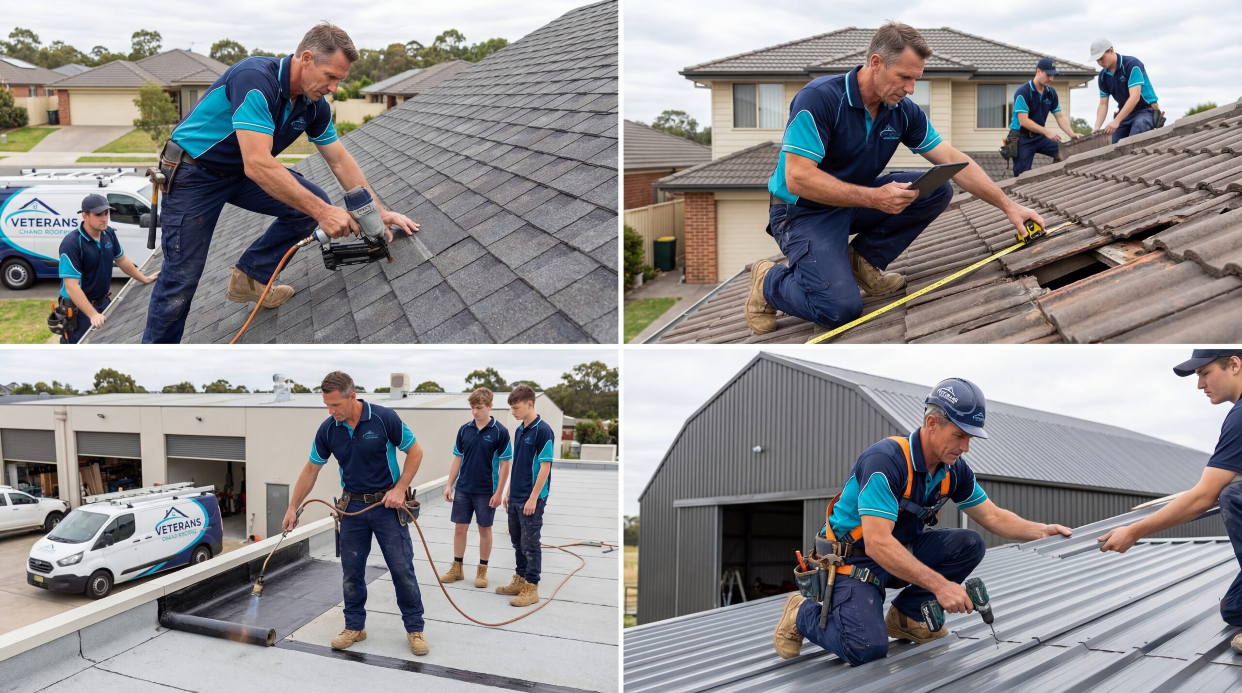 Veterans Chand Roofing crew efficiently managing residential and commercial roofing projects across Chandler AZ